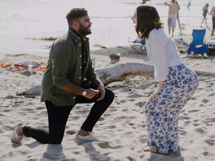 Aarun proposed to Arielle in August of 2020.