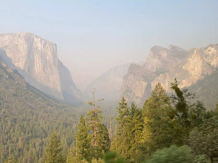 I got one last photo of the park on the bus ride going back home, capturing Yosemite