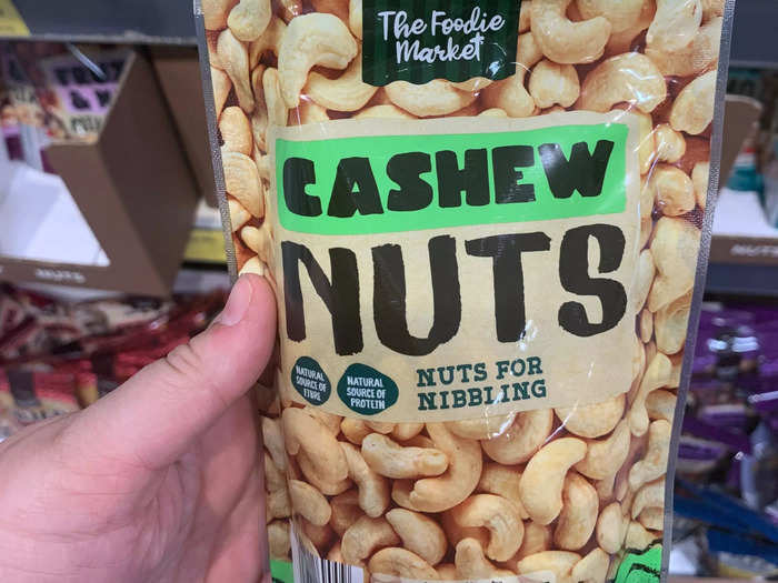 Nuts can be expensive, but Aldi stocks some affordable cashews.