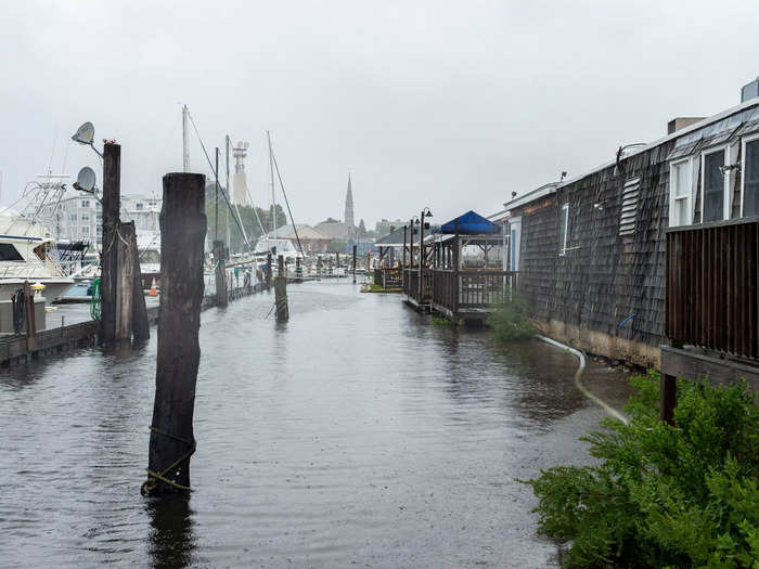 High water heights in Connecticut