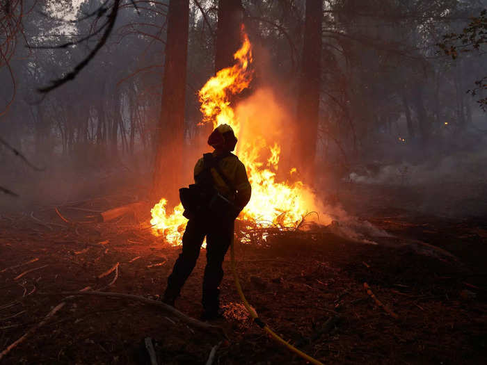 Officials also closed all National Forests because of the threat of fire.