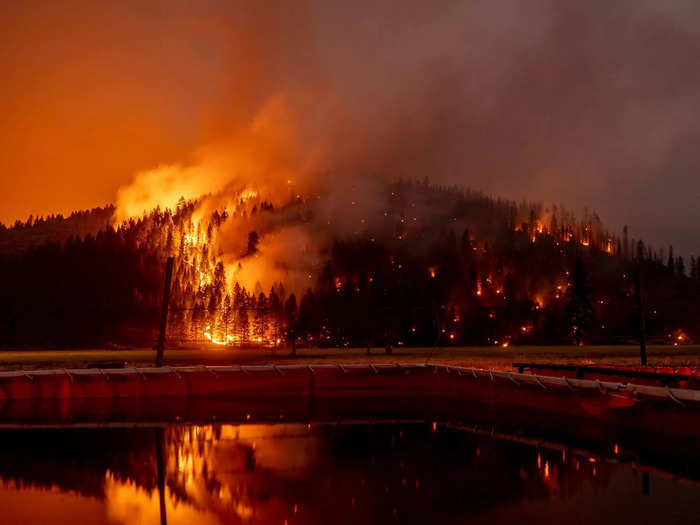 The Caldor Fire in Northern California couldn