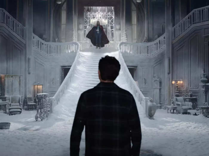 Why has the Sanctum Sanctorum been transformed into a winter tundra?