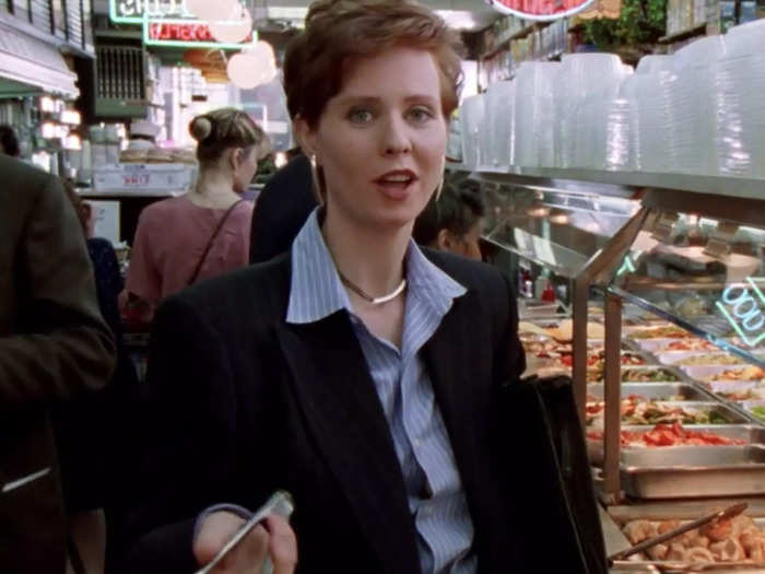 Miranda Hobbes immediately lets you know she