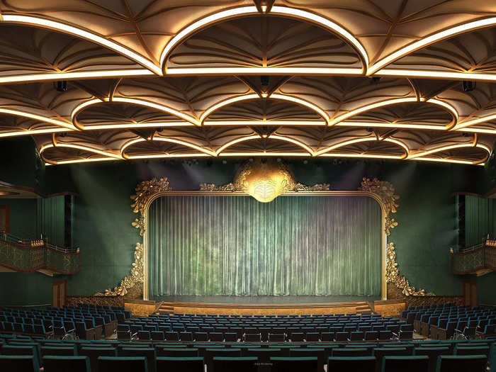 The Wish will have theater shows that are exclusive to the ship.