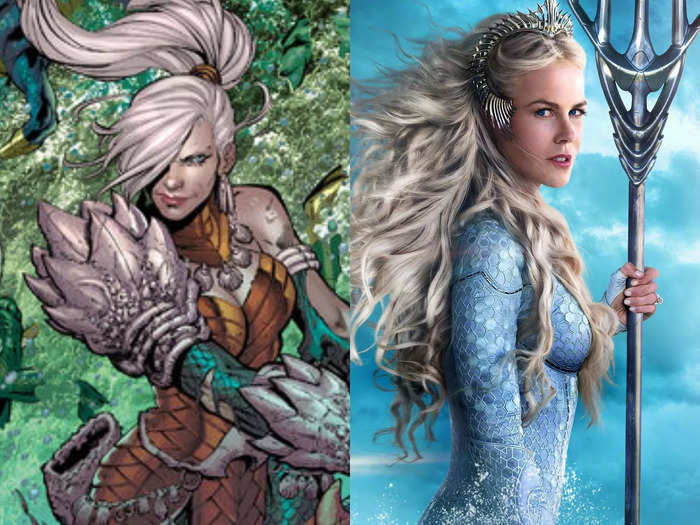His mother, the missing Atlantean queen Atlanna, is played by Nicole Kidman.