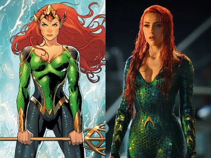 His love interest and Atlantean princess Mera is played by Amber Heard.
