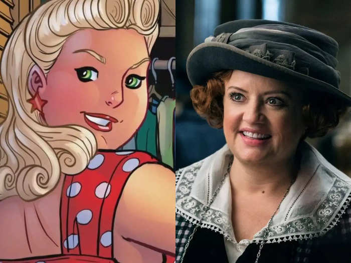 Etta Candy was played by Lucy Davis. In the comics, she