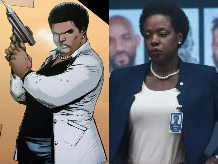 The mastermind behind Task Force X and amoral FBI operative, Amanda Waller, is played by Viola Davis.