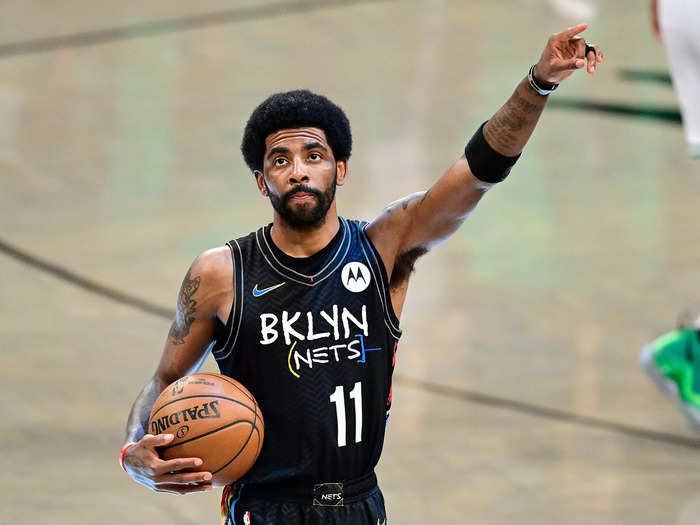 Kyrie Irving of the Brooklyn Nets called the disparity between men