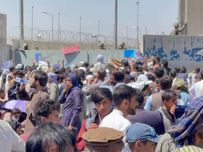 Moments before explosions near Kabul