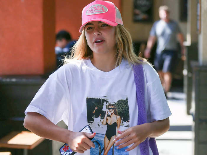 She paid tribute to an icon via her t-shirt in June 2021.