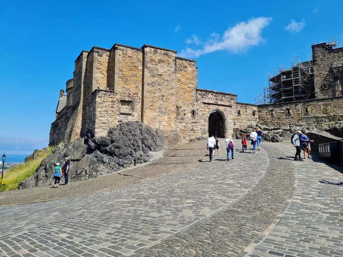 It was a 10-minute walk to the castle, which cost around $21 (£15.50) per ticket.