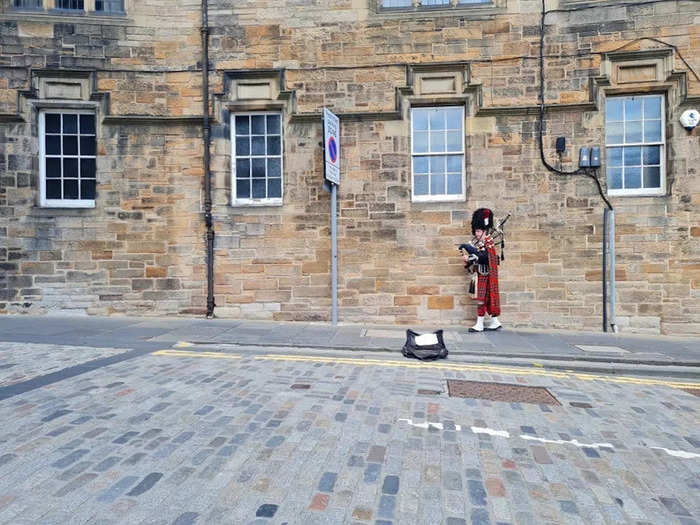 The castle is located on the Royal Mile in Edinburgh