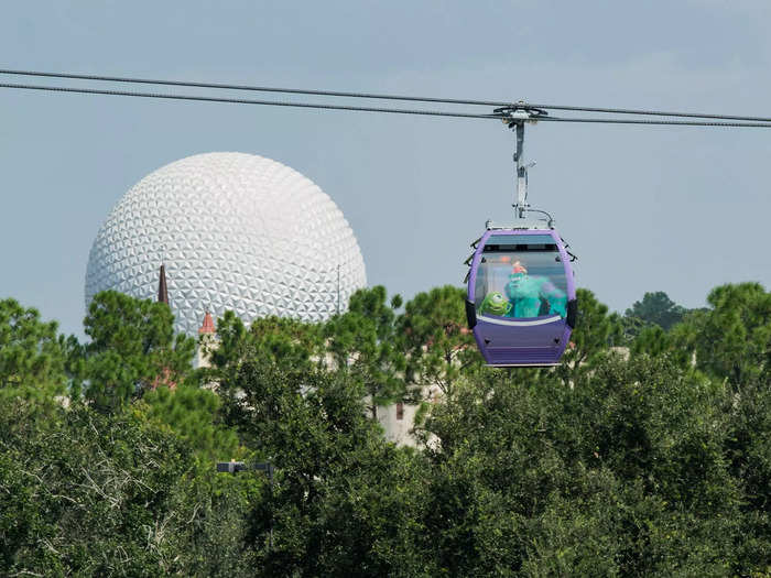 Take a ride on the Skyliner for a bird