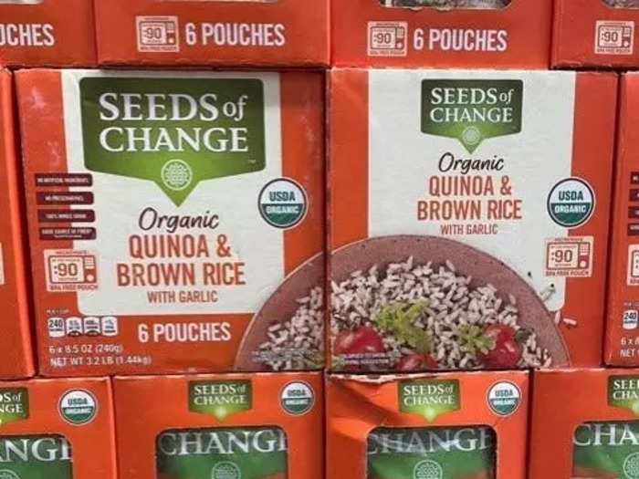 Seeds of Change has the tastiest microwavable rice you can buy.