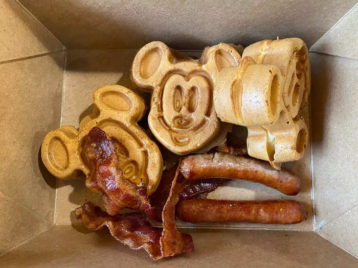 My least favorite meal at Disney World were the Mickey Mouse-shaped waffles.