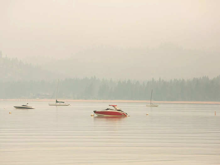 But now, as the fires descend on Tahoe, many of those new residents are fleeing once again, The New York Times reported. Smoke from the Caldor fire began overwhelming the region last week, shrouding the lake in a dense haze that sent the air quality past hazardous levels.