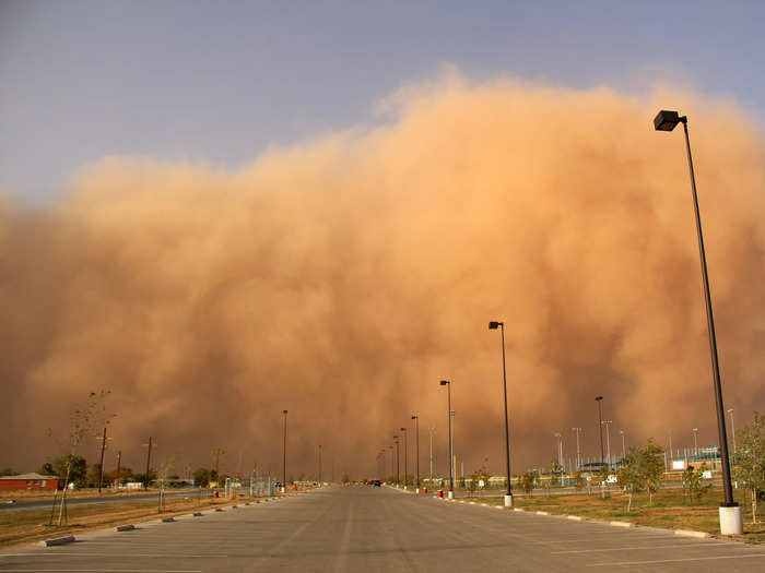 "Haboob" is another term used in the area.