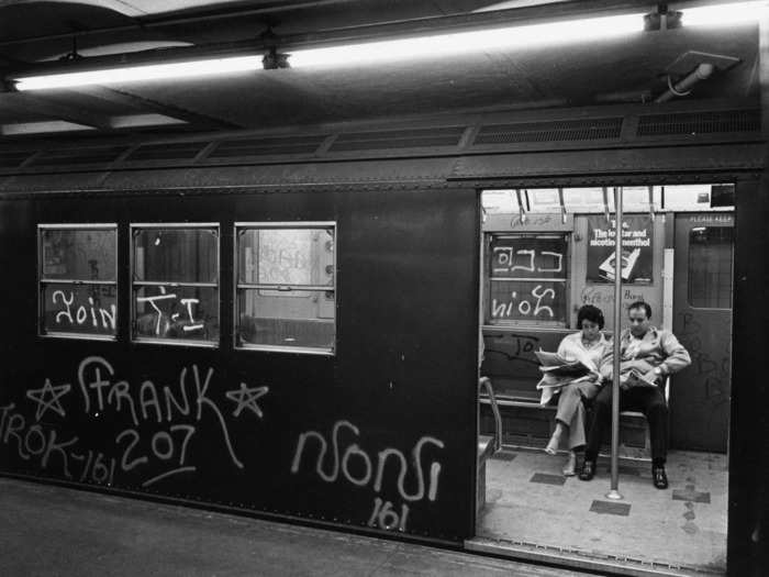 But graffiti artists kept using freshly painted subways as blank canvases, The Daily News reported in 1980.