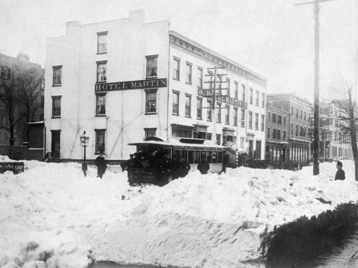 The Great Blizzard of 1888 highlighted the need for an underground transportation system when trains were halted and buried in snow, according to an opinion piece in the New York Tribune in March of that year.