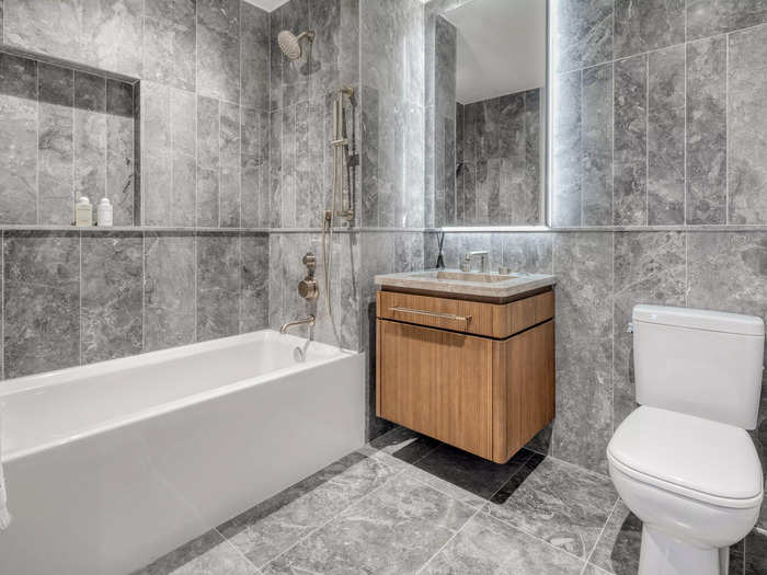 The $920,000 apartment has one bathroom.