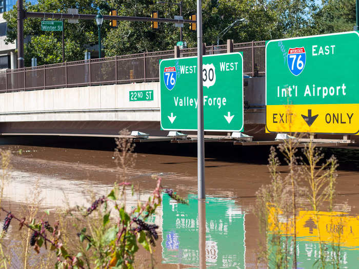 The flash flooding was accompanied by several tornadoes in the area.