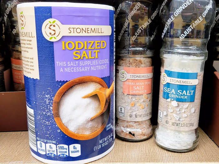 I always have multiple types of salt on hand.