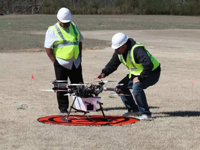 The drone is small and versatile, making it easy to set up, deploy, and move during rapidly changing conditions, like firefighters chasing a wildfire.