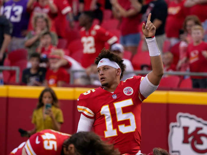 1. Patrick Mahomes, Kansas City Chiefs