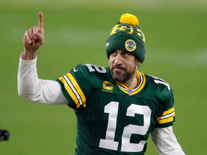 2. Aaron Rodgers, Green Bay Packers