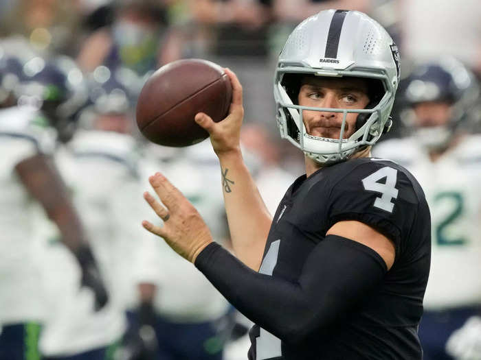 14. Derek Carr, Las Vegas Raiders