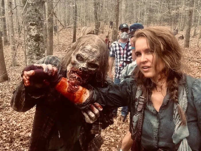 Greg Nicotero was the walker who bit Agatha