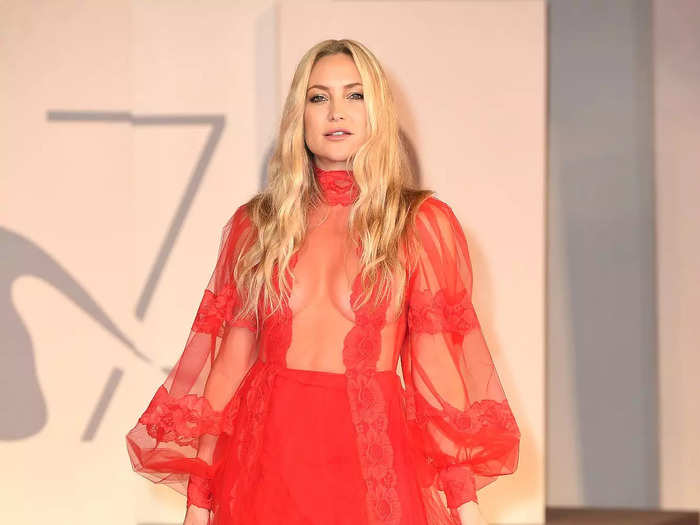 Kate Hudson opted for a sheer look at the premiere of "Mona Lisa and the Blood Moon."