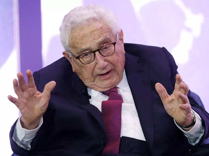 Former US Secretary of State Henry Kissinger