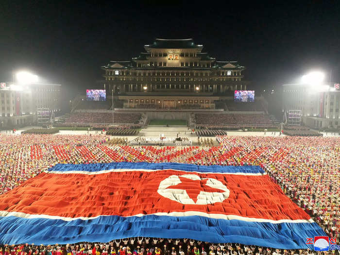 North Korea threw a parade in Pyongyang to commemorate the 73rd founding anniversary of the Democratic People