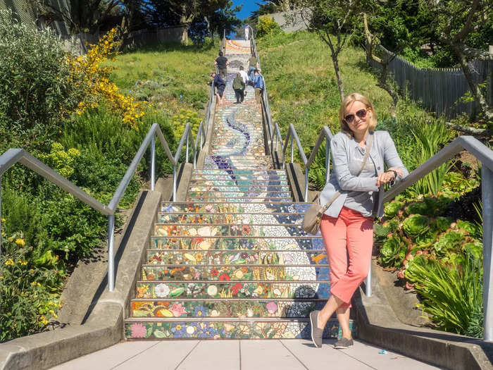 Climb the mosaic-covered 16th Avenue Tiled Steps for incredible city views.