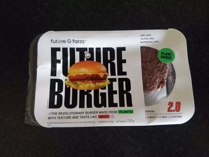 Next up was the Future Farm Future Burger and I had high hopes as the brand is well-known.