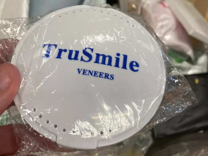 ... and these dental veneers.