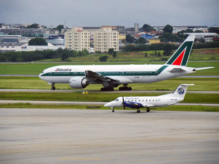 And Boeing 777 family comprising the airline