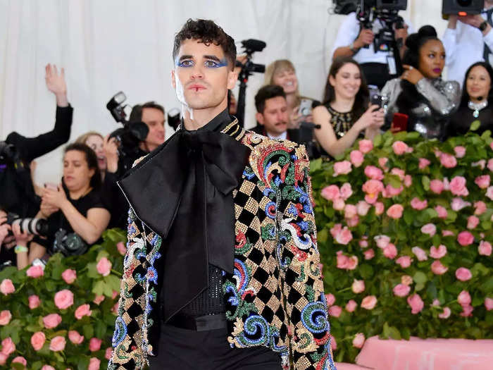 Darren Criss wore a bold and colorful look to the last Met Gala.