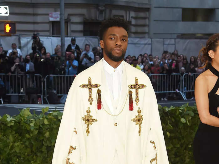 Chadwick Boseman wowed everyone in 2018 with his transcendent look.