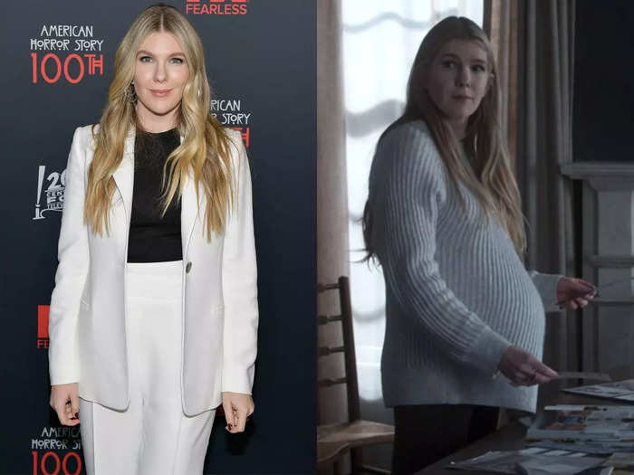 Lily Rabe plays his pregnant wife, Doris Gardner.