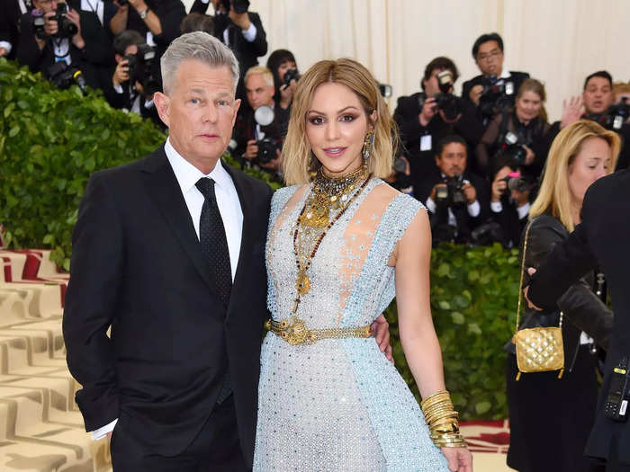 David Foster and Katharine McPhee also made their relationship red-carpet official at the 2018 Met Gala.