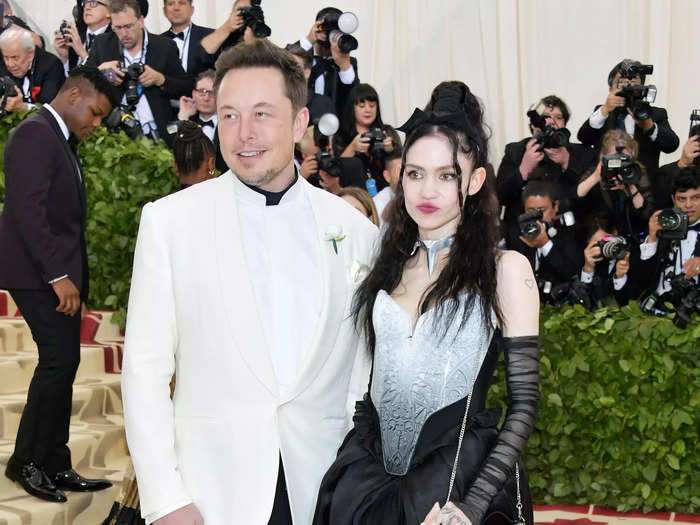 Grimes and Elon Musk also made their relationship red-carpet official at the 2018 Met Gala.