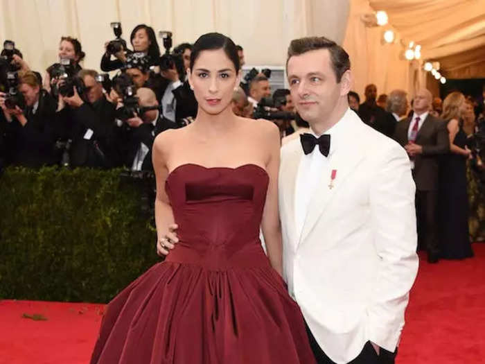 Sarah Silverman and Michael Sheen confirmed their romance at the 2014 Met Gala.