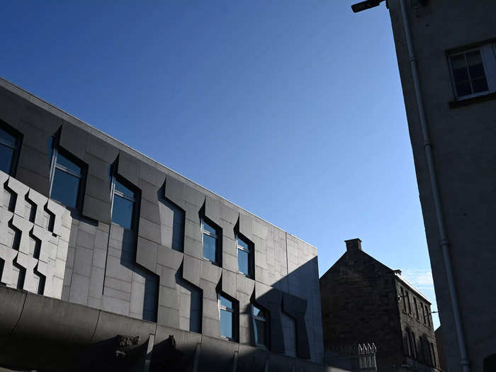 I walked around the city, checking out the Scottish Parliament building at Holyrood.