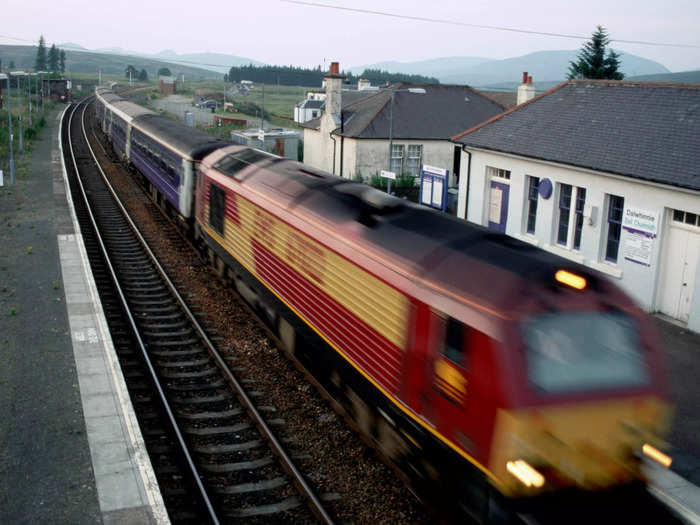 While I slept, the train passed through small towns like Dalwhinnie, which is home to a famous whisky distillery. The whole journey took about eight hours, and I slept through most of it.