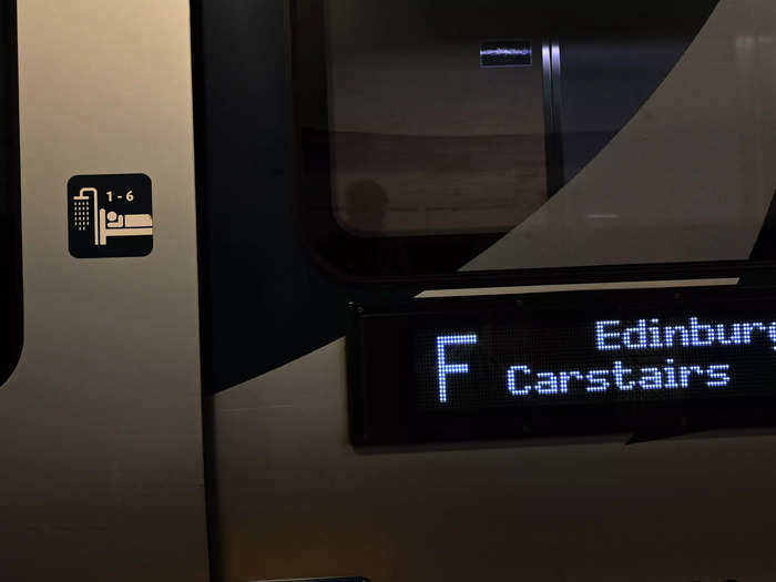 I boarded a few minutes before my 11.30 p.m. departure. A porter met me outside my car to take my breakfast order. Coffee or tea? "Coffee, please."