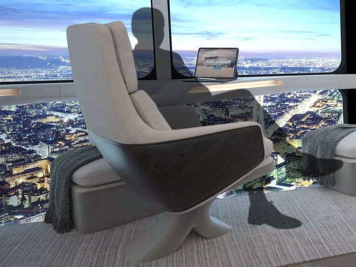 Besides intercity transportation, the Airlander 10 can also be used for private "experiential" travel for up to three days …